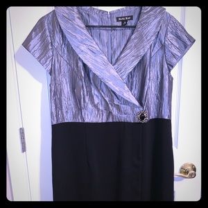 Dana Kay two tone knee length dress
